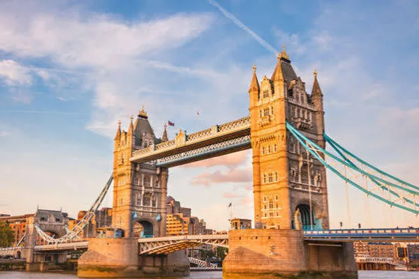 Tower Bridge over the River Thames in London, United Kingdom
