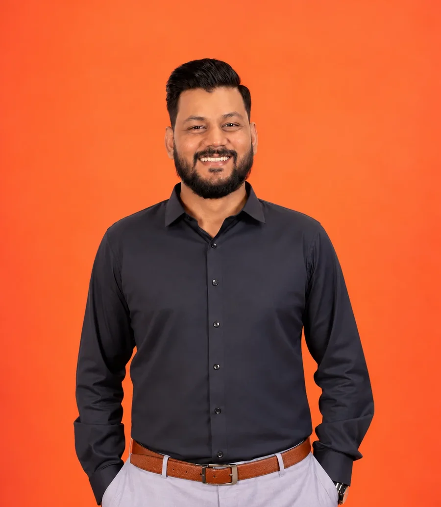 Usman Ishaq, founder of Digital Vikingz, on a client strategy call