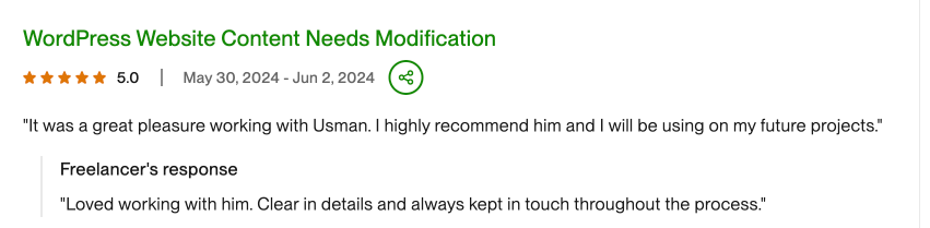 website content page updates